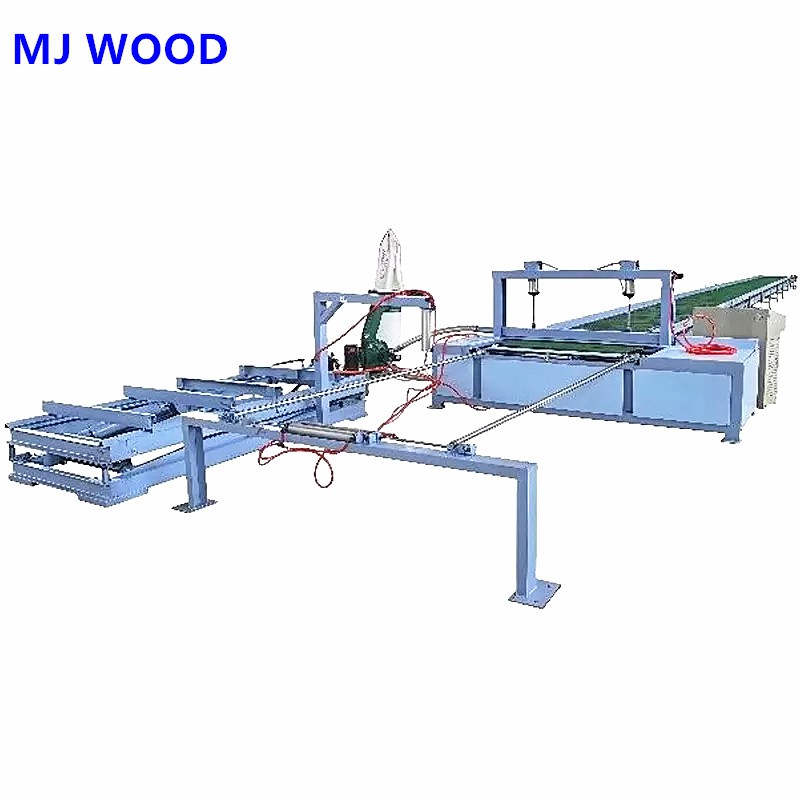 Automatisk krydsfinerbelægningslinje