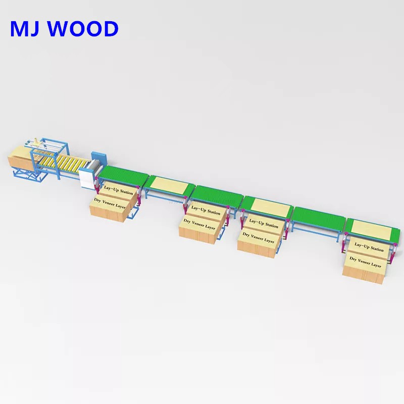 Automatic Plywood Core Veneer Paving Assembling Line Automatic Plywood Core Veneer Paving Assembling Line
