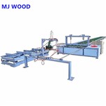 Automatisk krydsfinerbelægningslinje